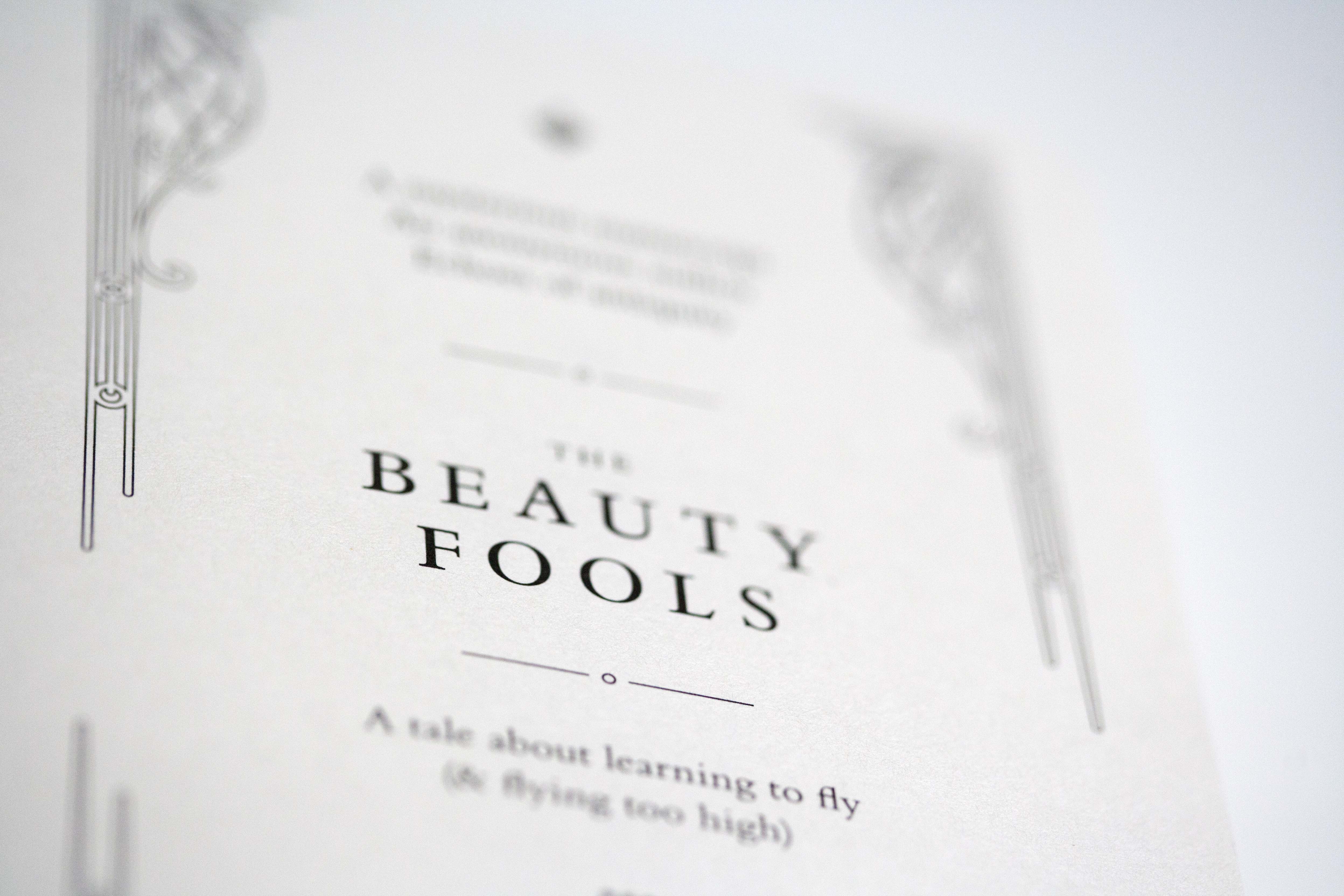 The Beauty Fools inside cover